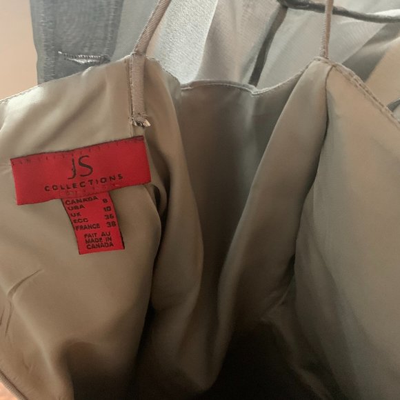 Beautiful Silver Vintage Gown and Jacket - Picture 4 of 4